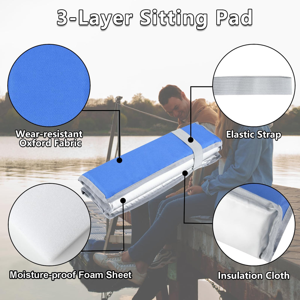 2 Pcs Foldable Foam Seat Cushion P42598