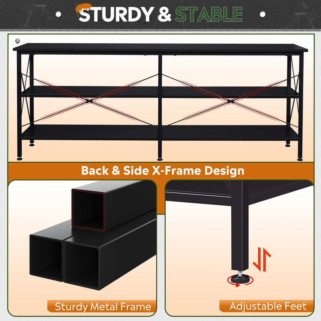 Black TV Stand up to 70 Inch Q5583