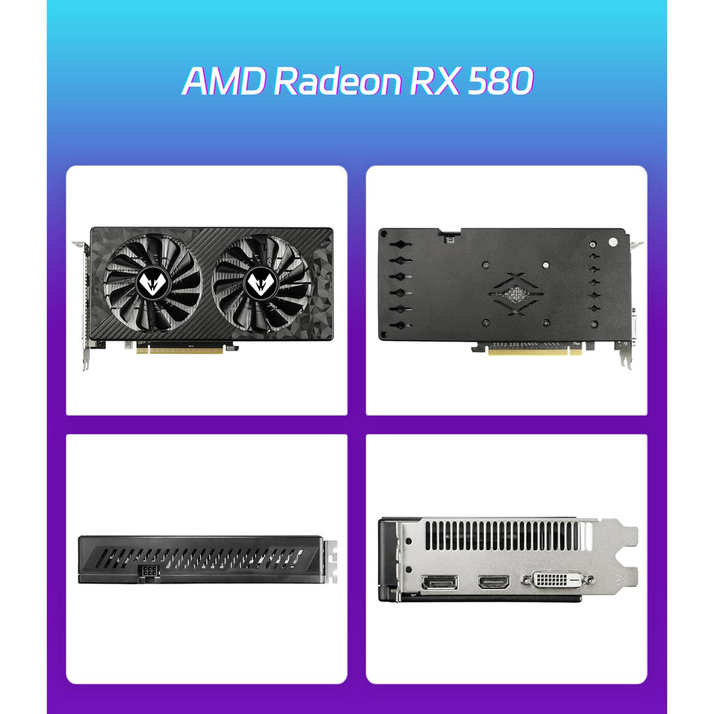 Radeon RX 580 8GB GDDR5 Gaming Graphics Card M845