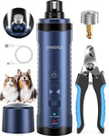 Dog Nail Grinder and Clippers Kit with 2 LED Lights I682