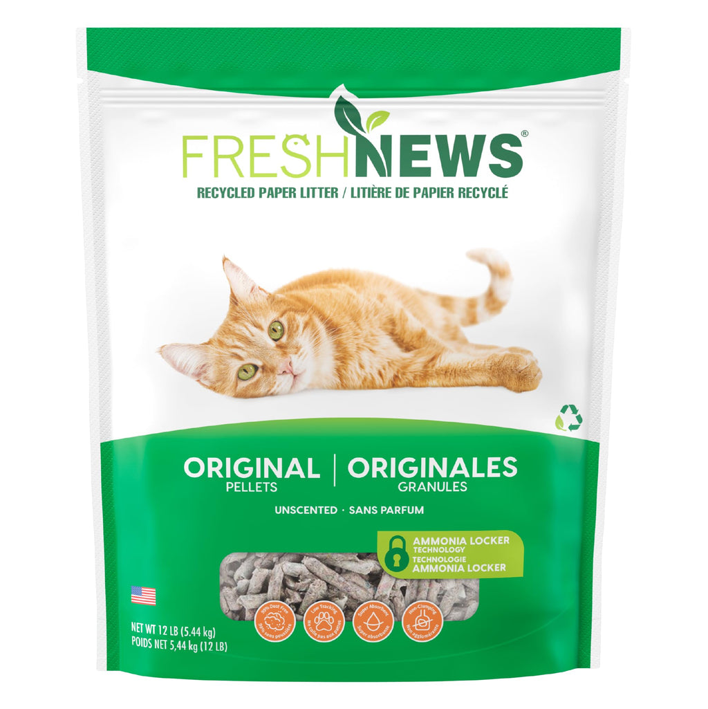 Paper Non-Clumping Cat Litter 12 Pound V532382