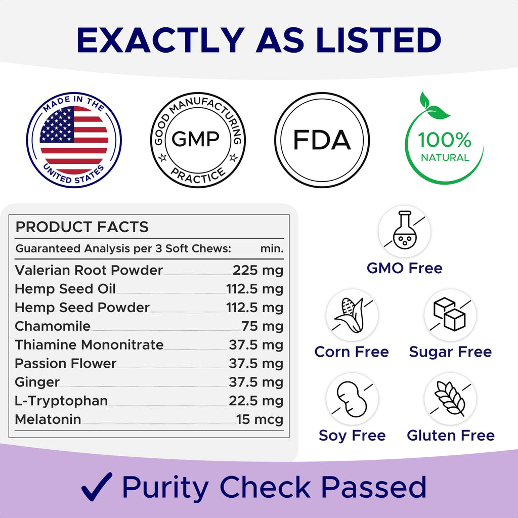 Calming Chews for Dogs 60Ct K7672