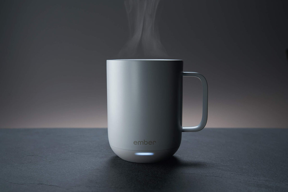 White 10 Ounce Heated Coffee Mug C14466