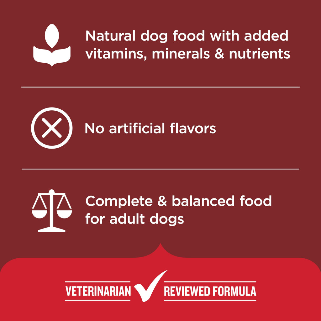 Dry Dog Food, Beef, Pea & Brown Rice, 40 lb. Bag W96597