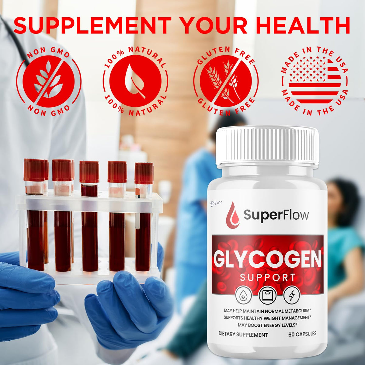 Glycogen Support Supplement 60 Capsules O2642