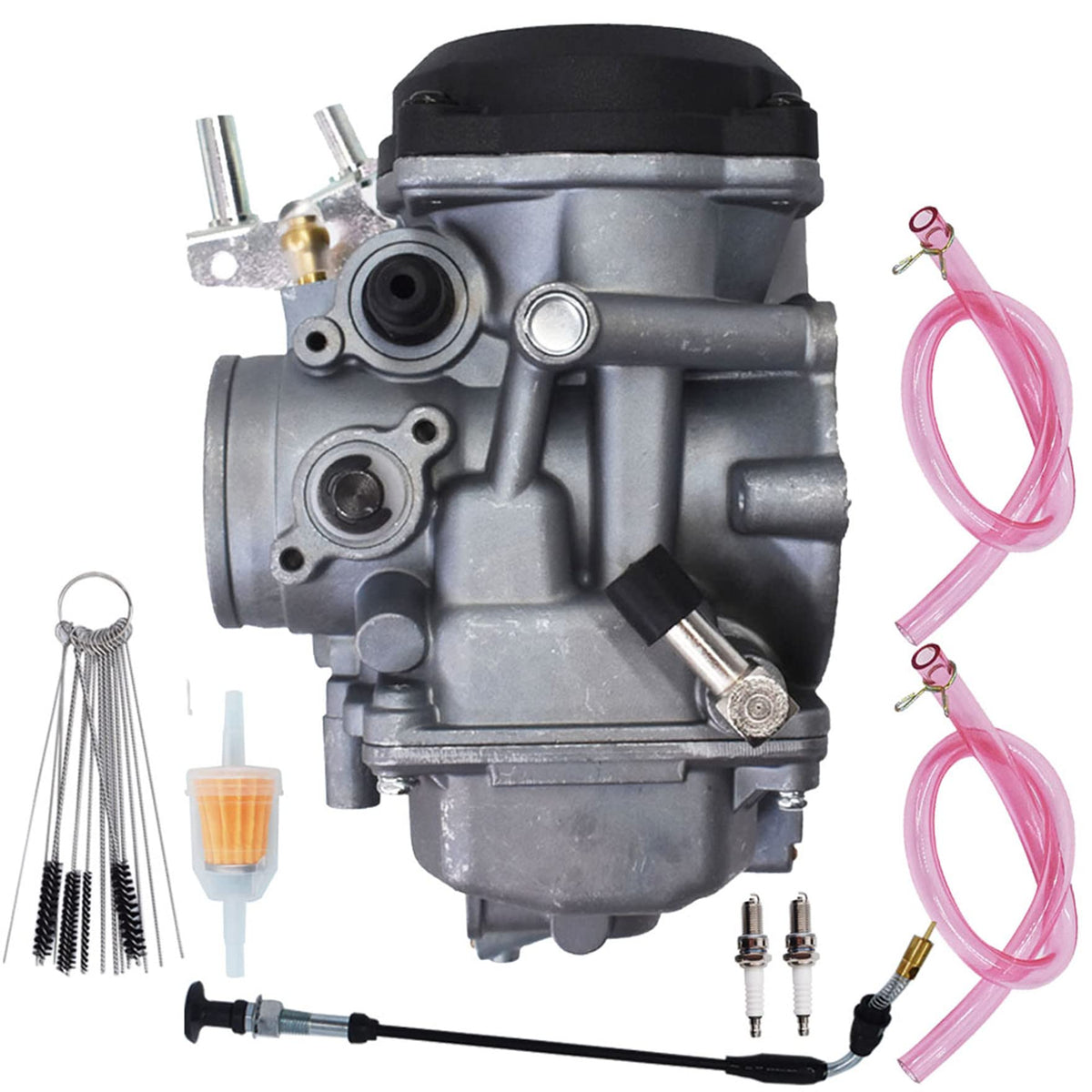 Carburetor with Fuel Filter Choke Cable Spark Plug C791