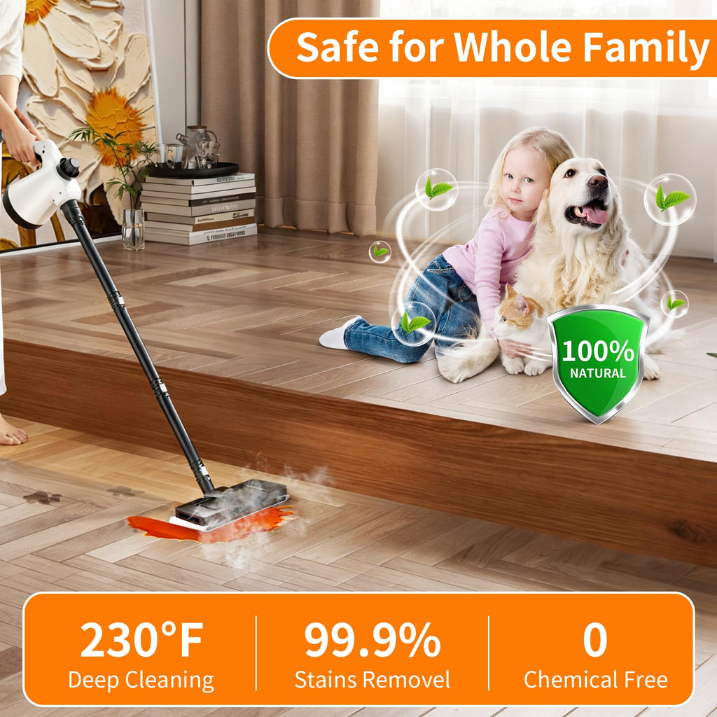16-in-1 Lightweight Detachable Steam Mop I489