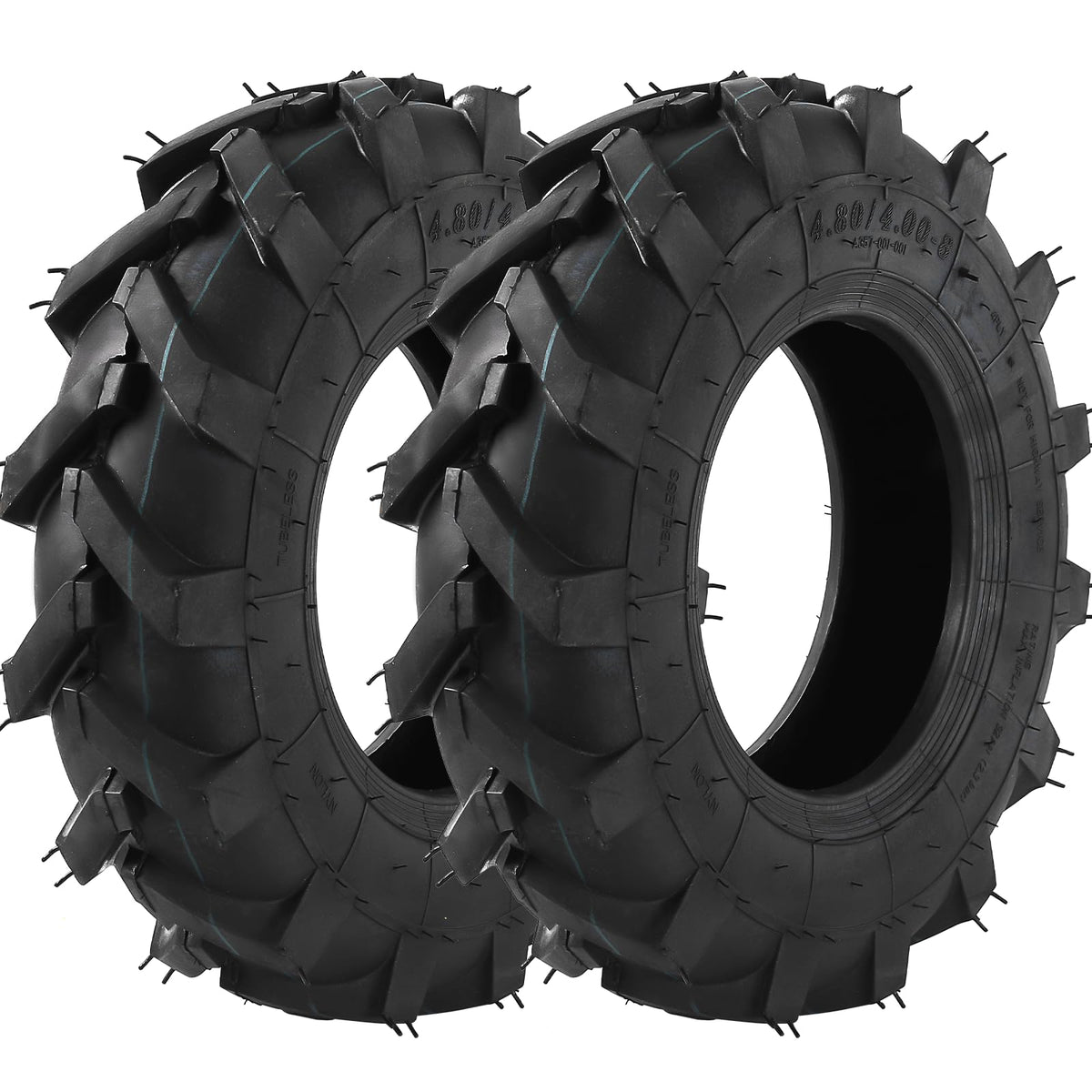 4.80/4.00-8 Tubeless Tires 2-Pack B447