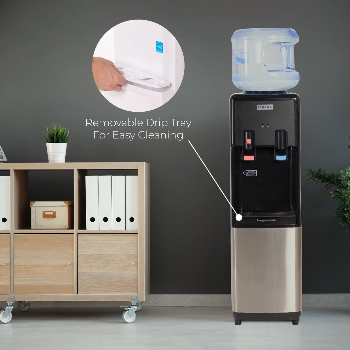 Top Loading Water Cooler with Hot Cold Settings Z473836