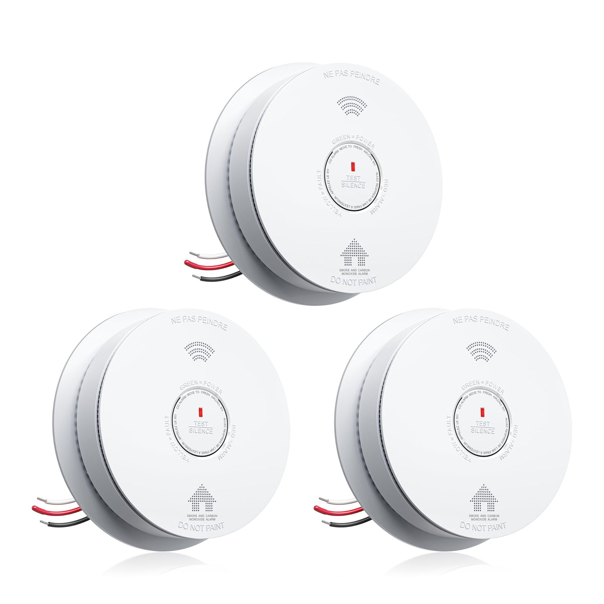 Smoke and Carbon Monoxide Detector Combo 10 Year Battery V43758