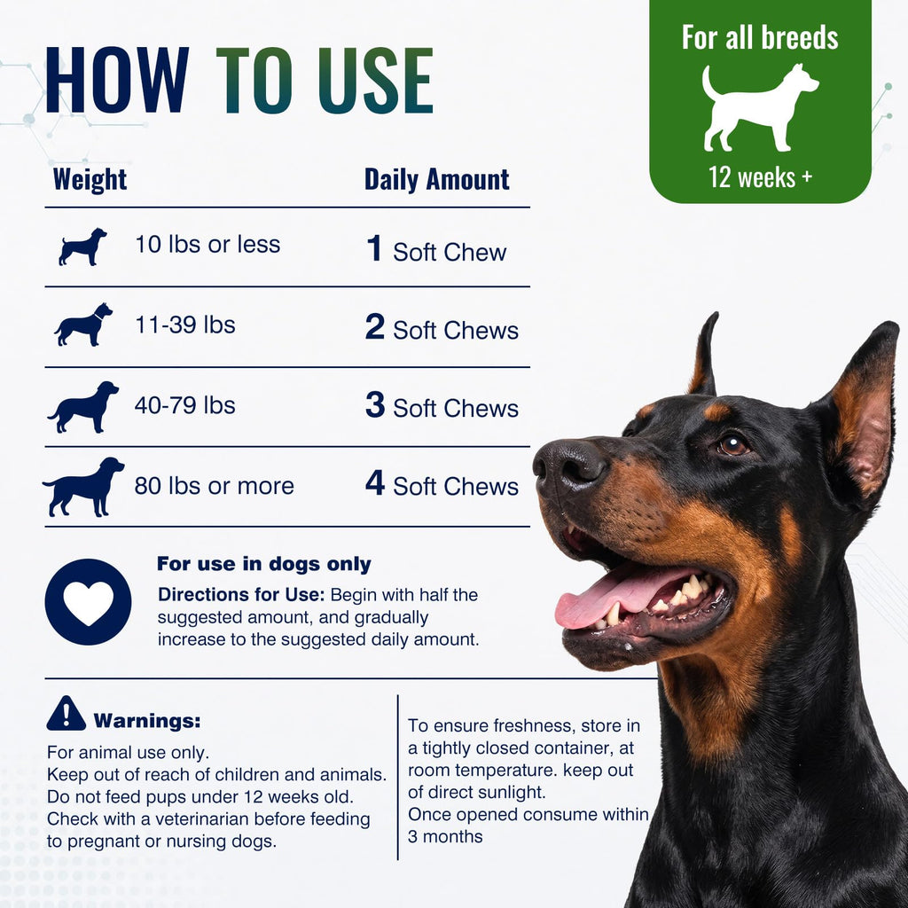 Hip and Joint Supplement for Dogs 200ct Y400