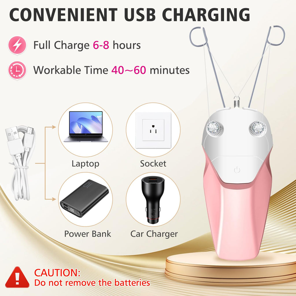 USB Rechargeable Electric Threading Epilator C2421