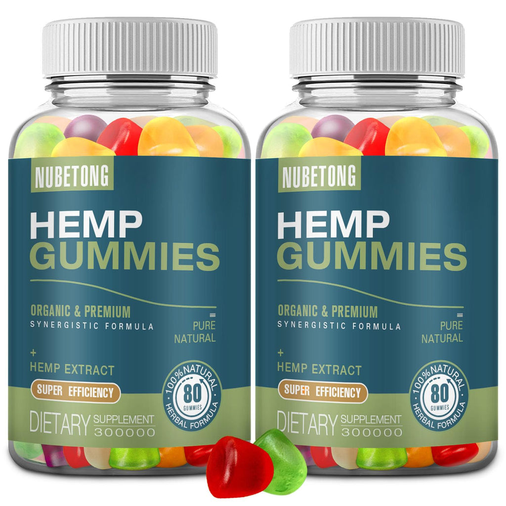 2 Packs Organic Hemp Gummies H304