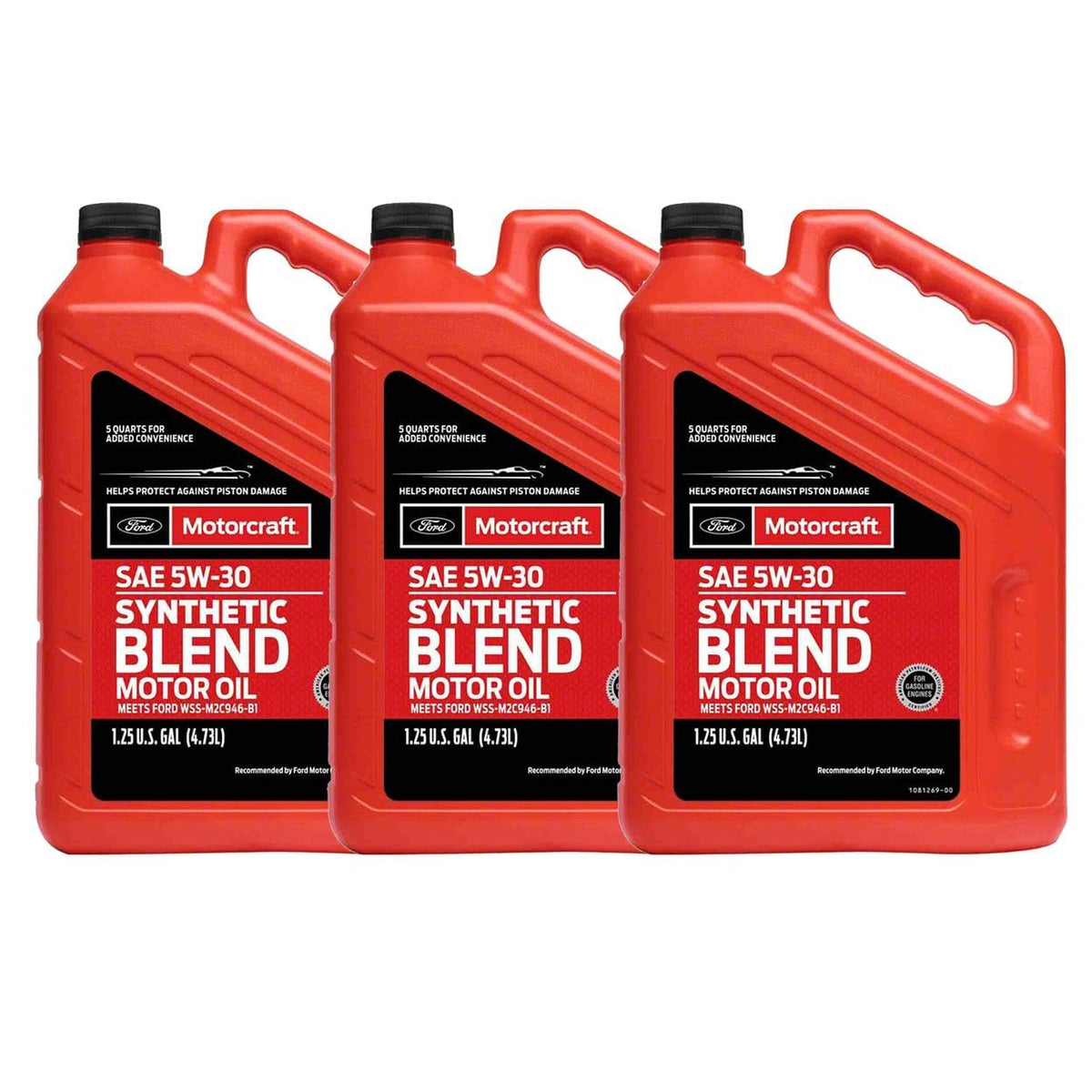 5W-30 Synthetic Blend Motor Oil 15 Quart U676414