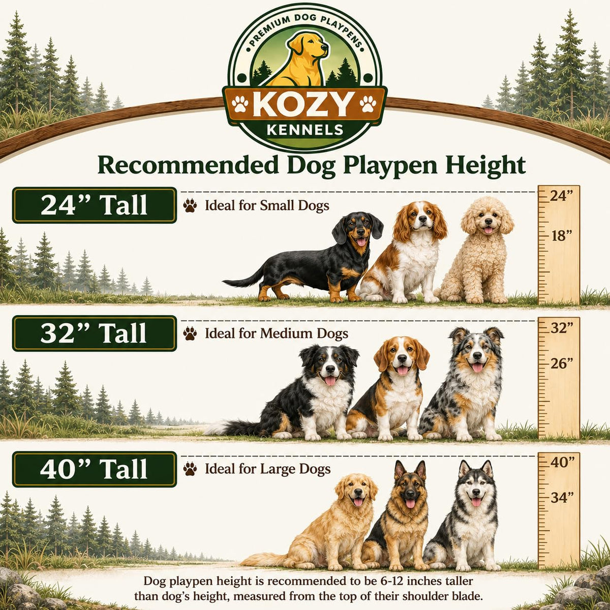 24 inch 16 Panels Heavy Duty Metal Portable Pet Playpen with Gate M792