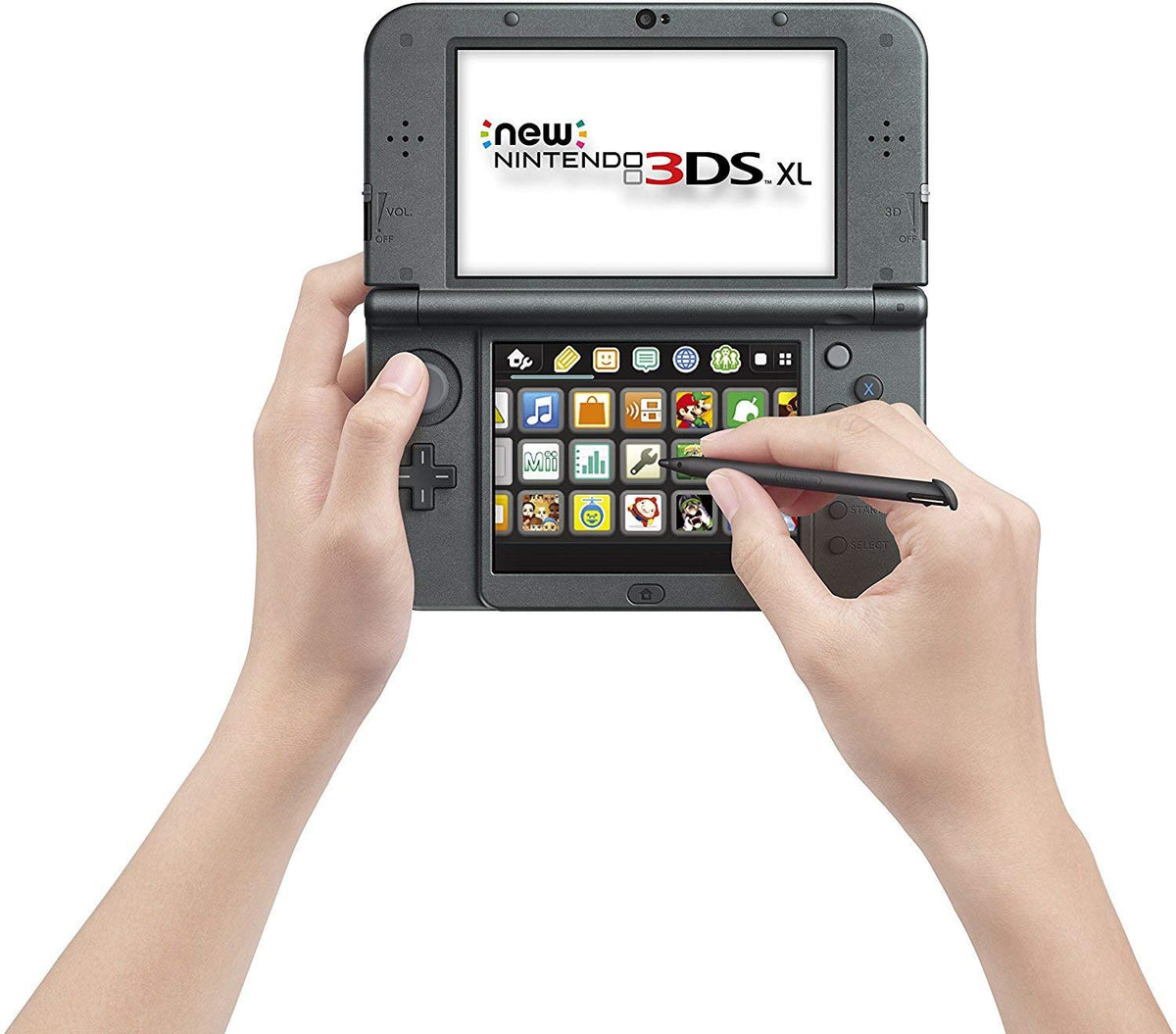 Black Handheld Console and AC Adapter C137175