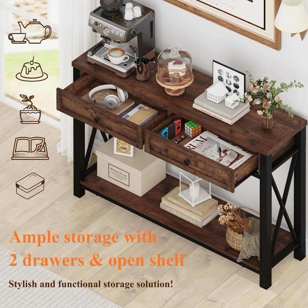 Console Table with 2 Drawers R9707