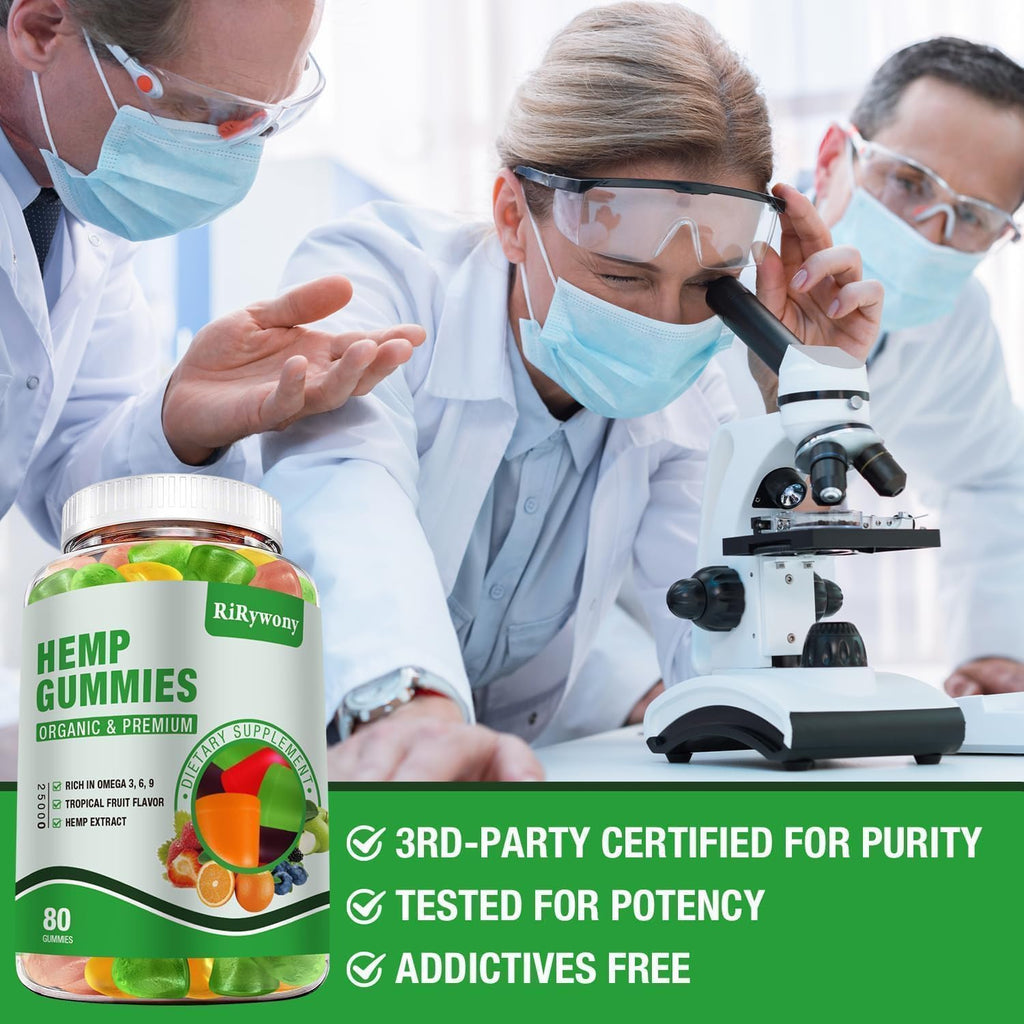 Hemp Gummies 3 Packs 240 Counts F70077