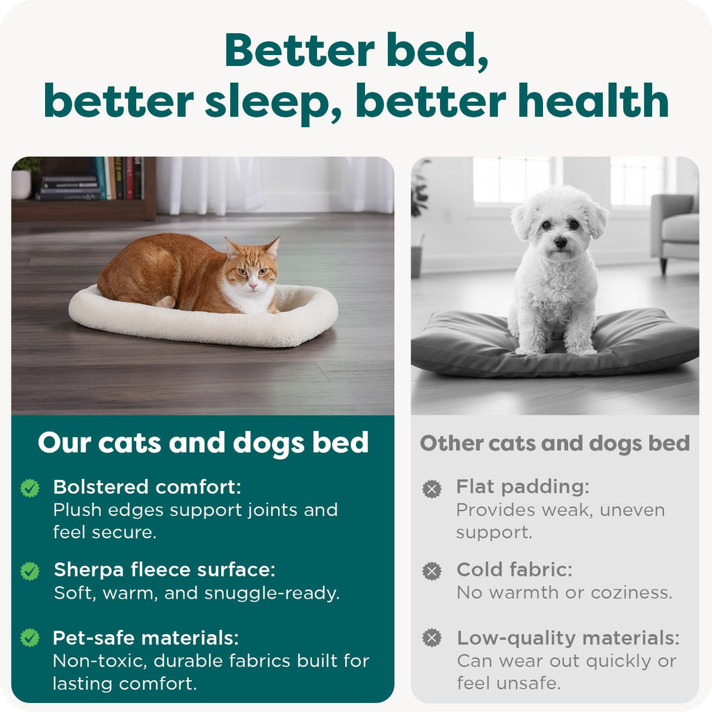 Extra Small Sherpa Fleece Dog Bed S2109