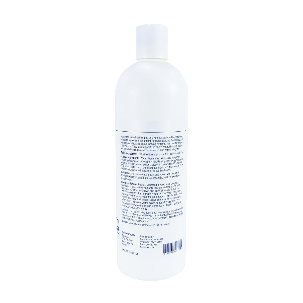 Chlorhexidine Ketoconazole Antiseptic Shampoo 16 oz B50097