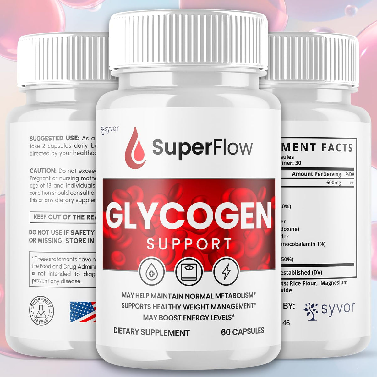 Glycogen Support Supplement 60 Capsules O2642