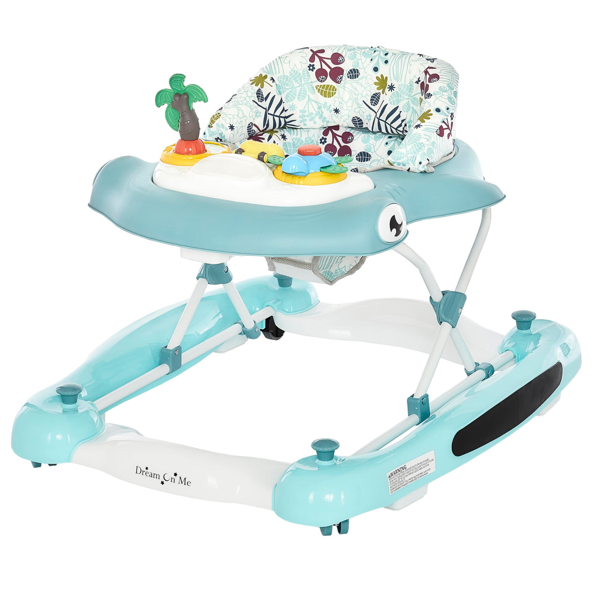 2-in-1 Foldable Baby Walker with Adjustable Height W991488