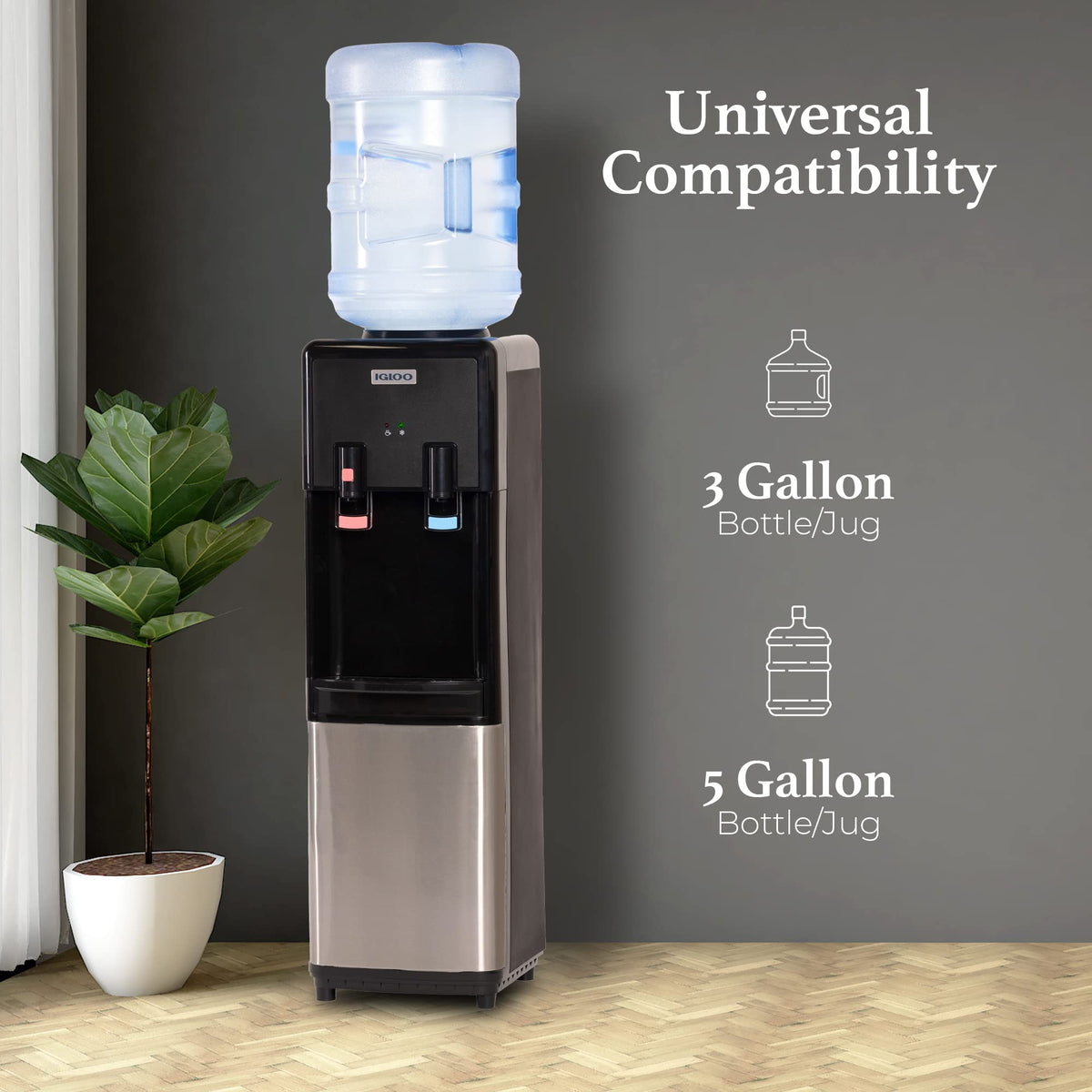 Top Loading Water Cooler with Hot Cold Settings Z473836