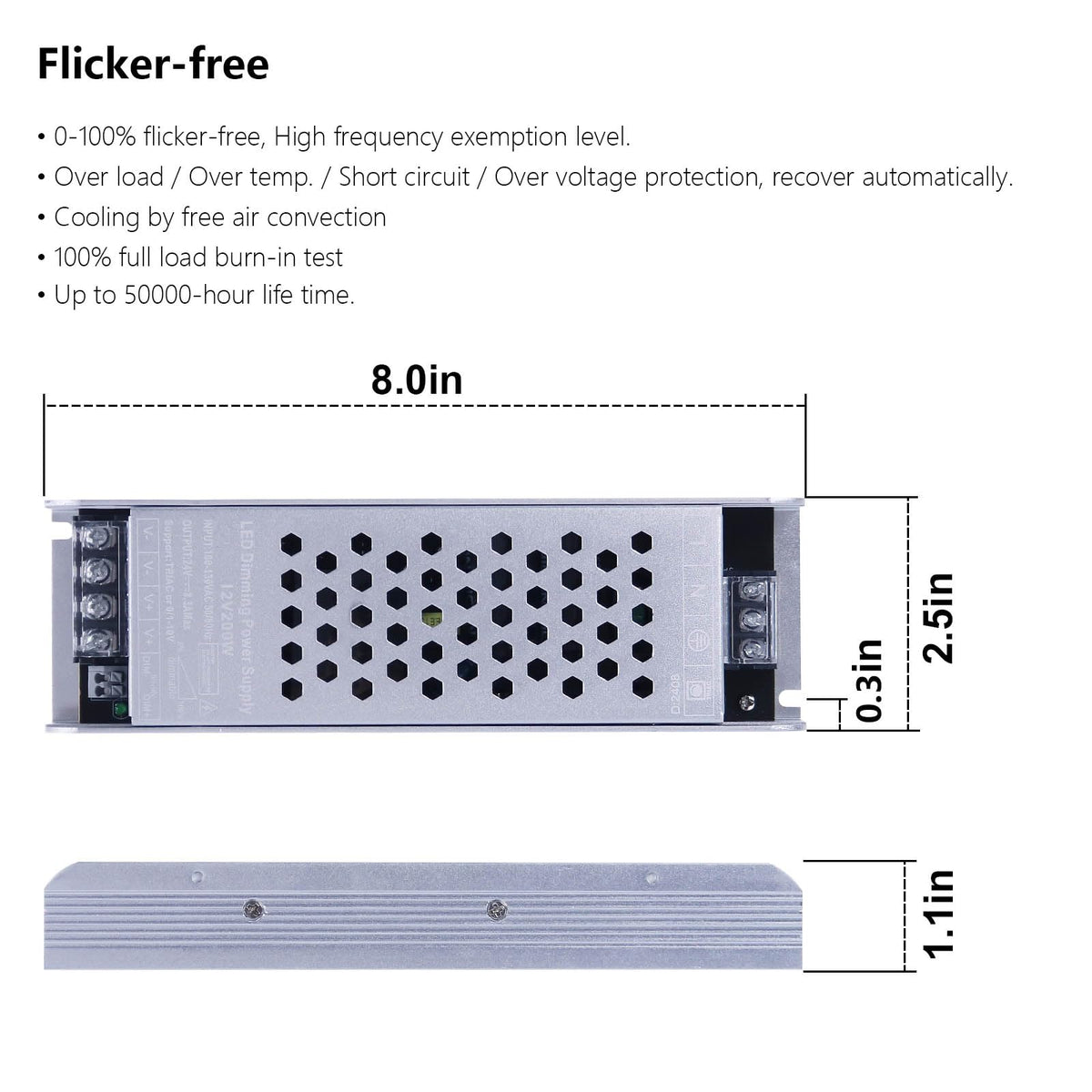 12V 200W Dimmable LED Driver L548173