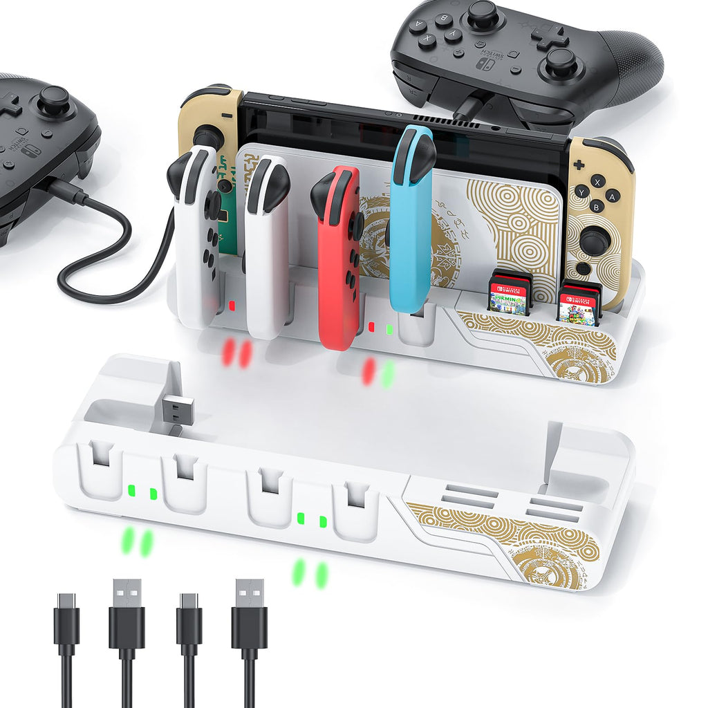 Switch Controller Charging Dock for 6 Joycons O24666