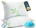 King Size Set of 2 Cooling Hybrid Bed Pillows O829