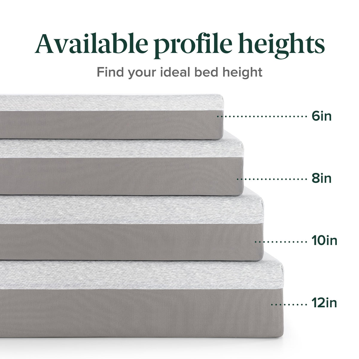 8 Inch Memory Foam Mattress, Twin, Medium Firm F607530