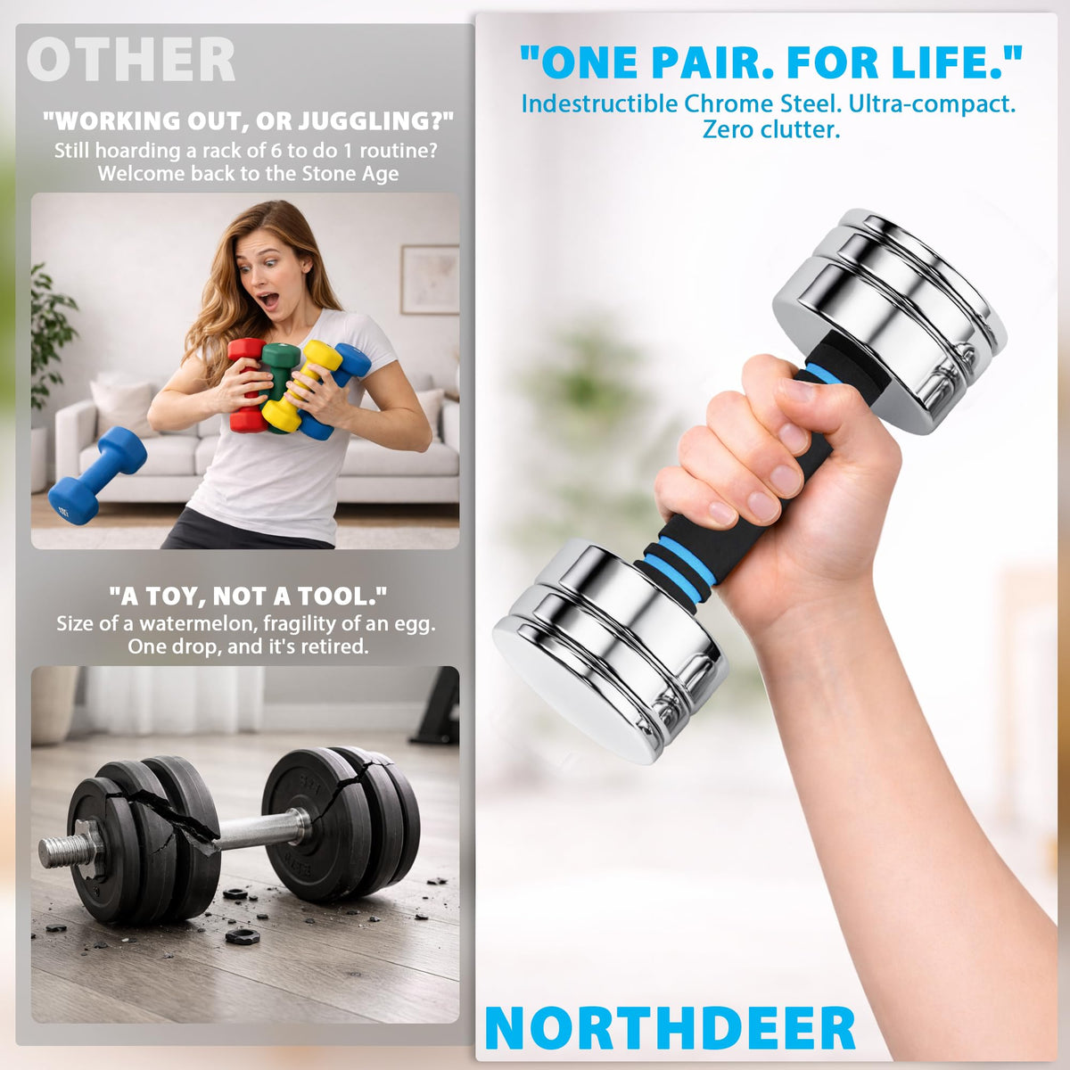 Adjustable Steel Dumbbells N84498