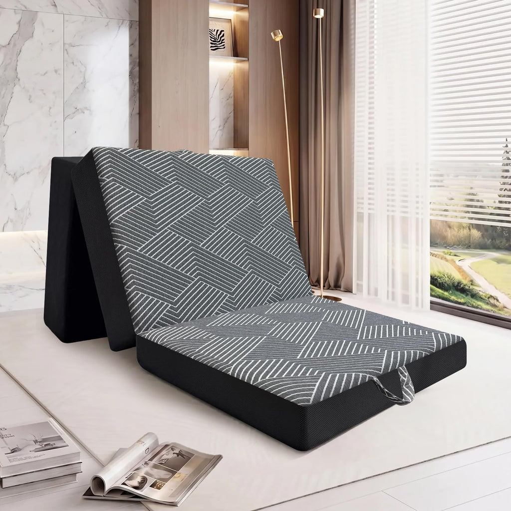 Memory Foam Tri Folding Mattress Twin Size 4 Inch Z23376