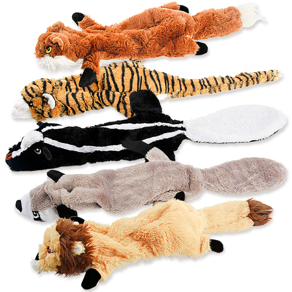 Dog Squeaky Chew Toys No Stuffing Soft Plush M681127