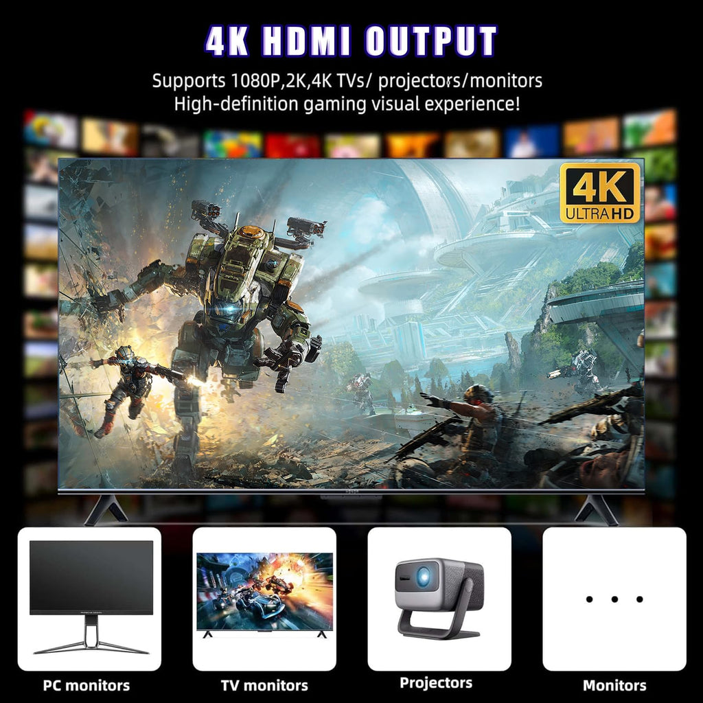 Wireless Retro Gaming Console Built-in 20,000+ Games X924643