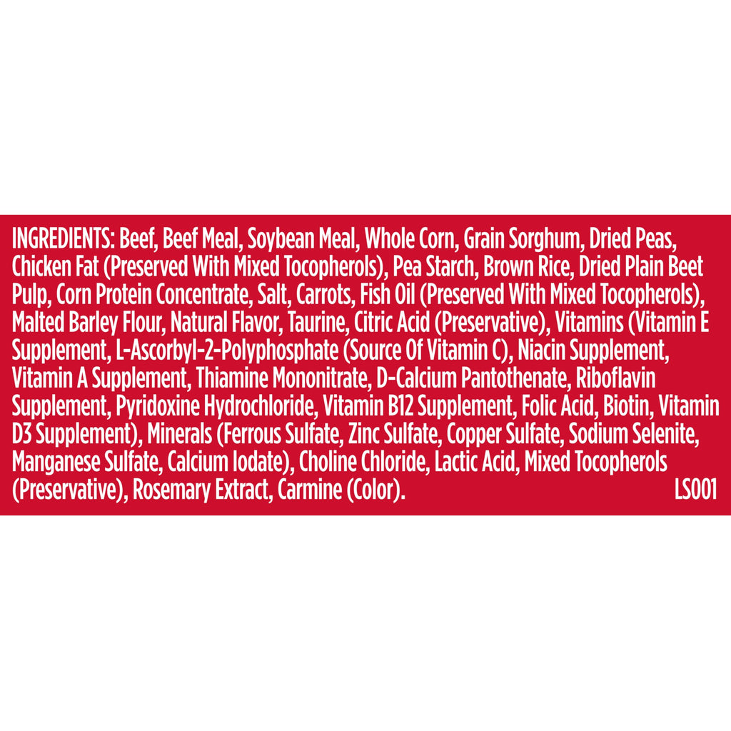 Dry Dog Food, Beef, Pea & Brown Rice, 40 lb. Bag W96597
