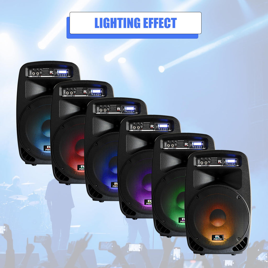 Portable 12-Inch 1000 Watts 2-Way Powered PA Speaker System Q87499