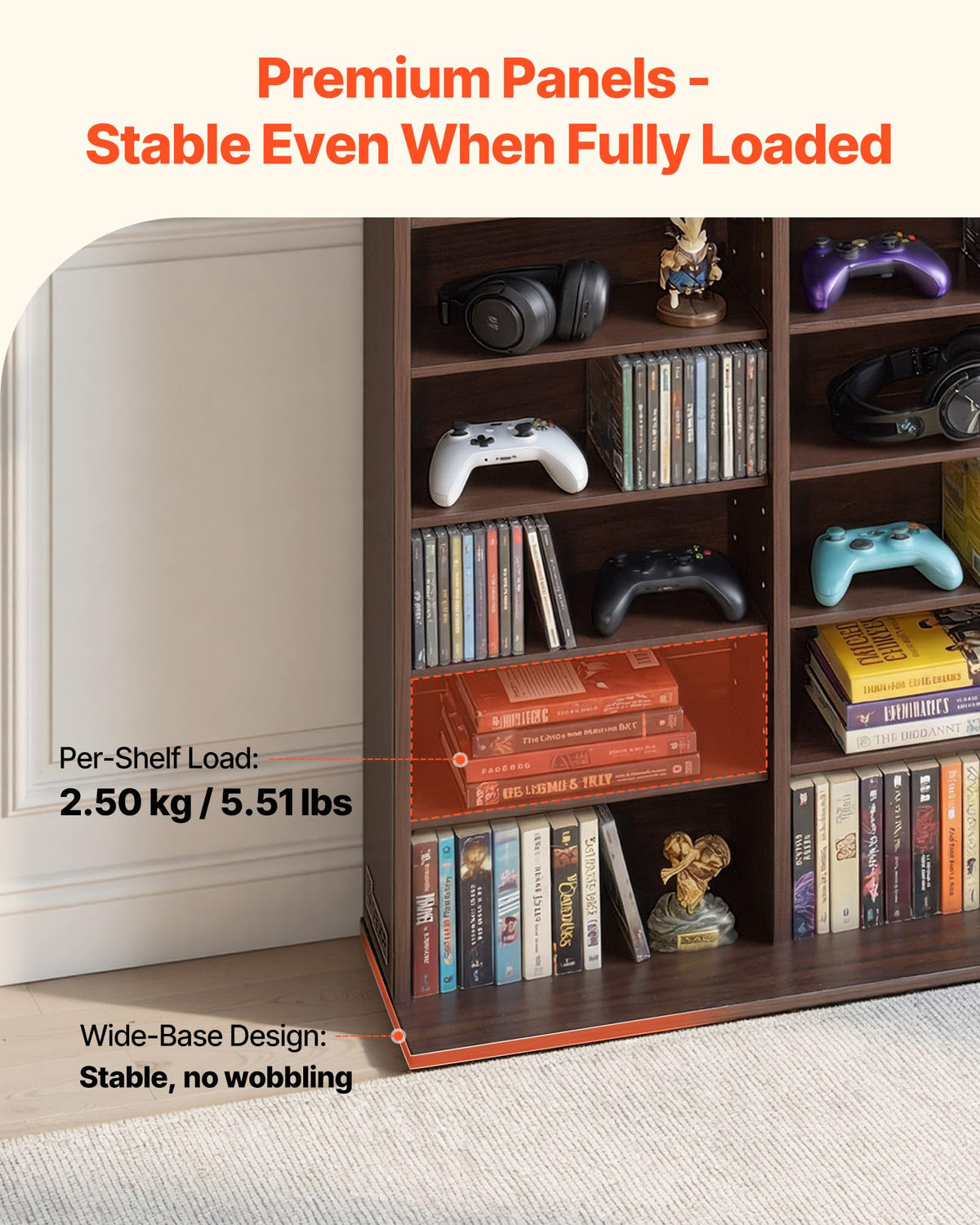 12-Tier Media Storage Cabinet C74260