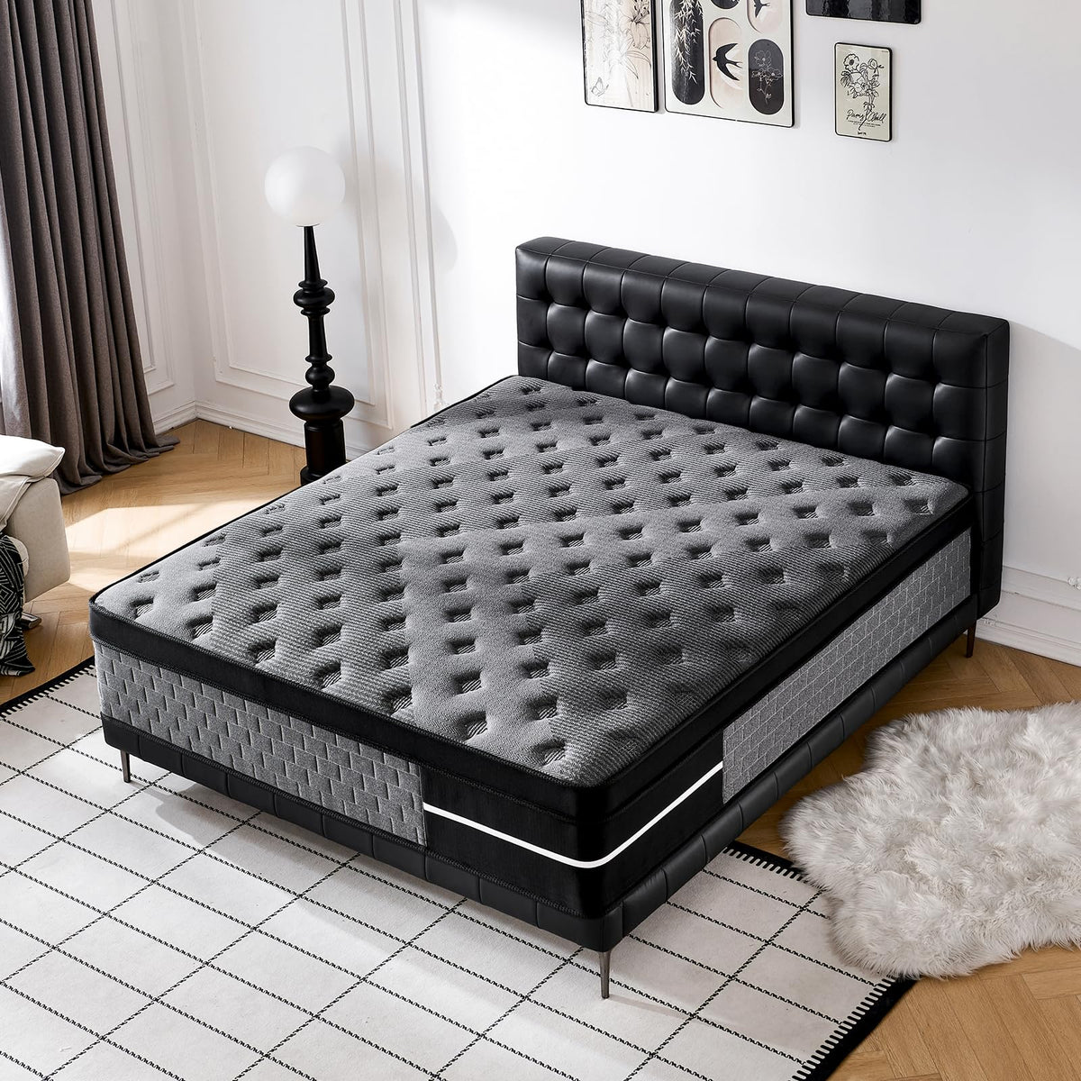 12 Inch Medium Firm Hybrid Full Mattress T8916