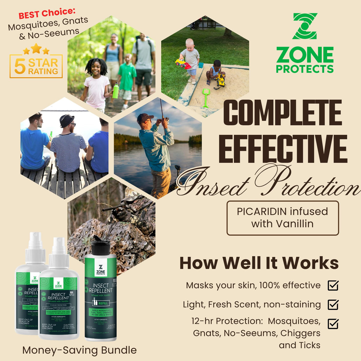 Picaridin Insect Repellent 2-Pack + Refill X42539