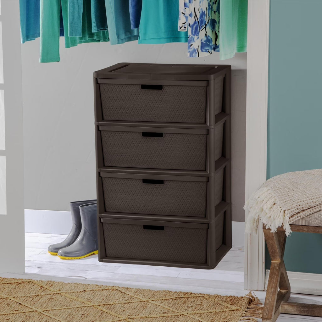 3 Drawer Storage Organizer Tower with Carry Handles P90124