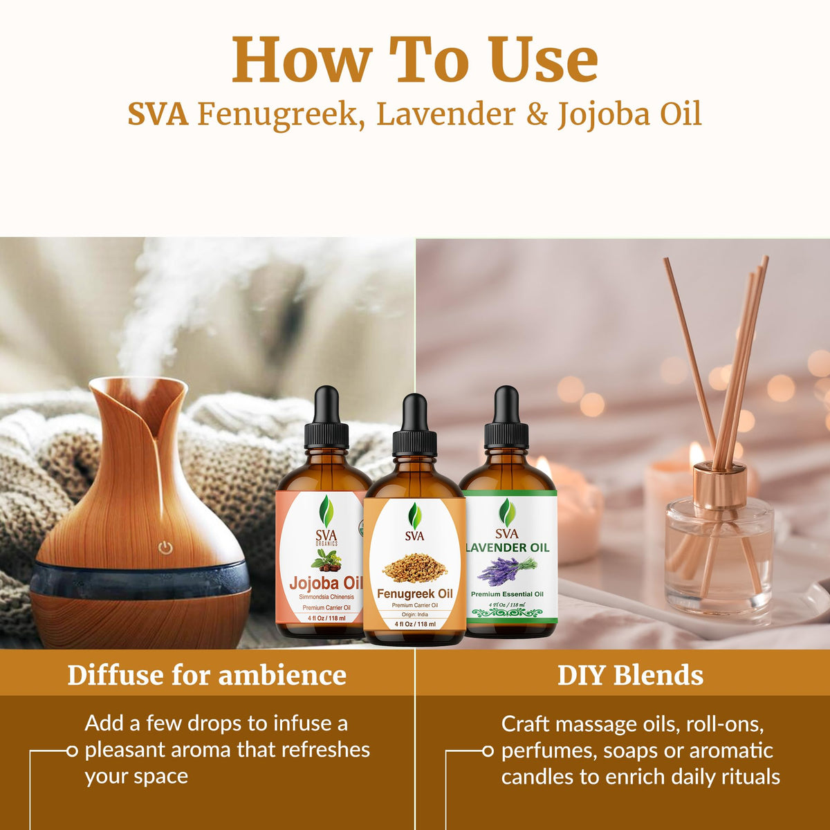 Fenugreek Lavender 4 Fl oz Glass Bottles with Droppers J50016