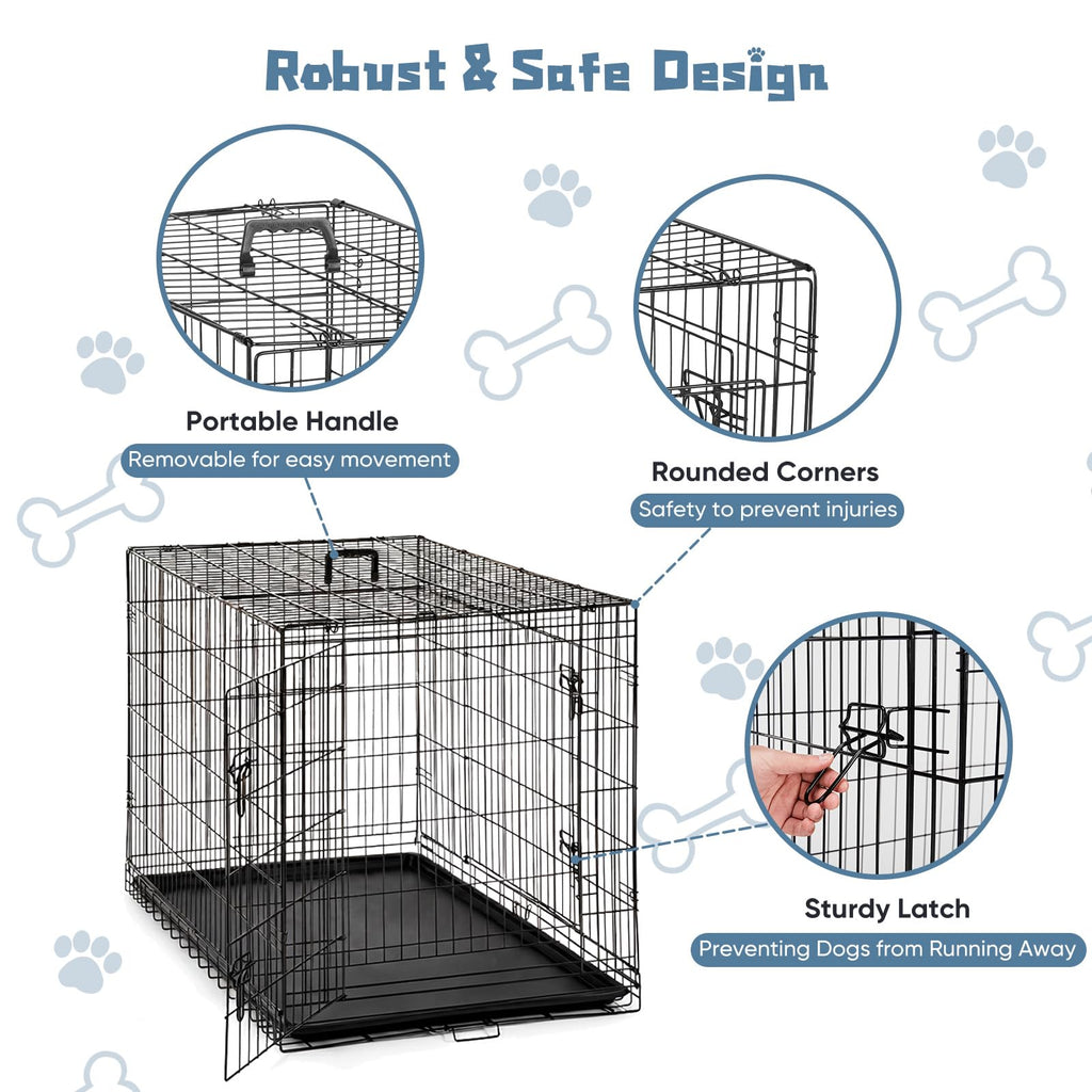 48 Inch Foldable Dog Crate X76378