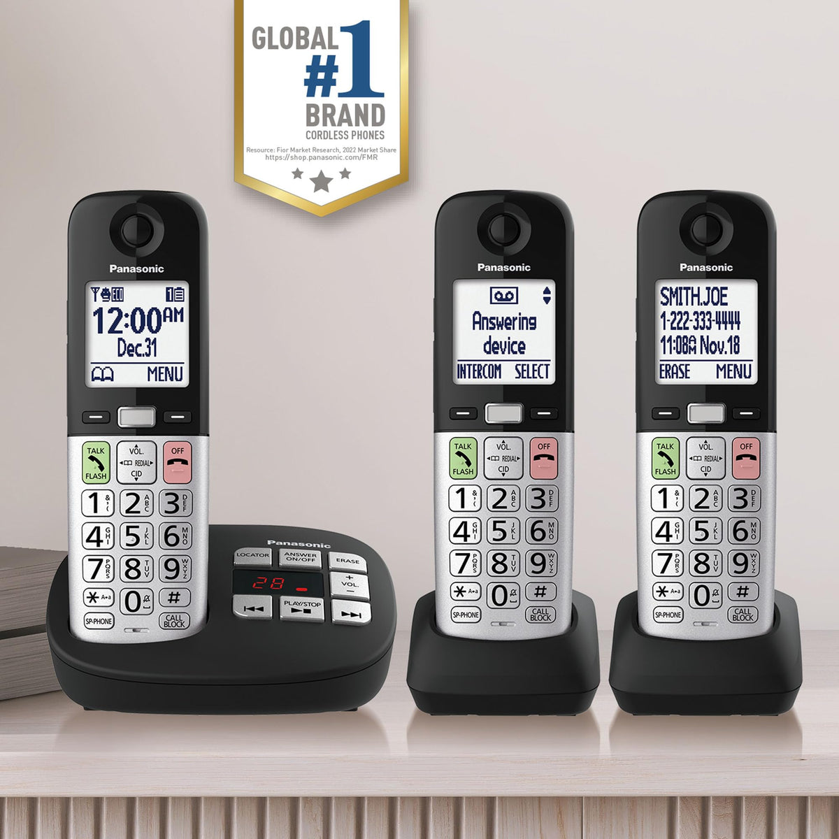 Cordless Phone with Volume Boost and Slow Talk S4411
