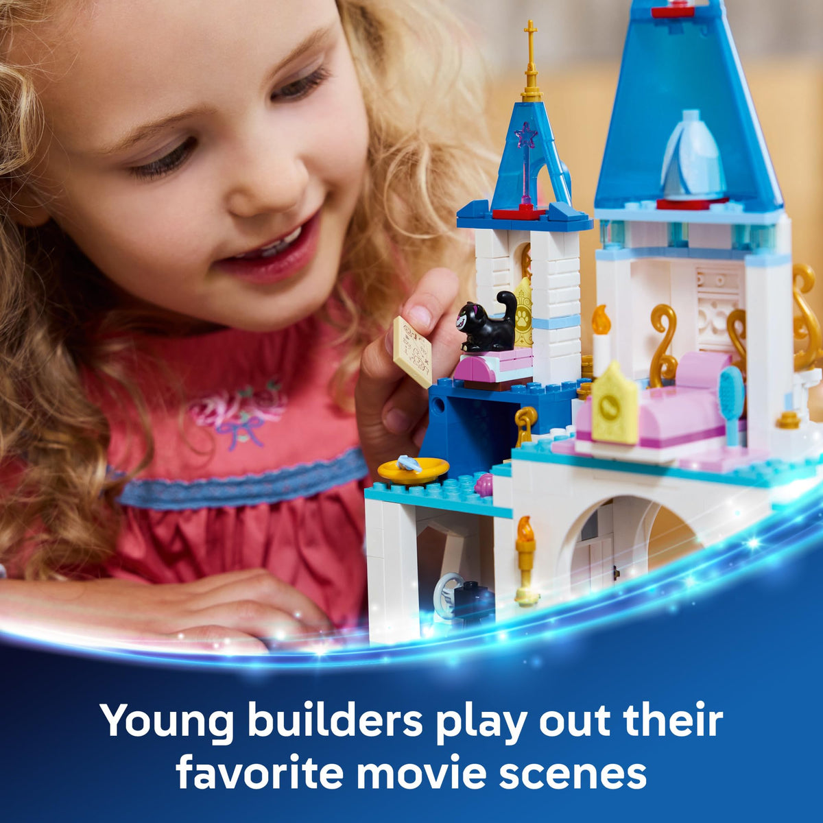 Disney Princess Castle Building Toy with 2 Minidolls I895287