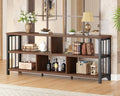 63” Long Low Open Wood Bookshelf X620920