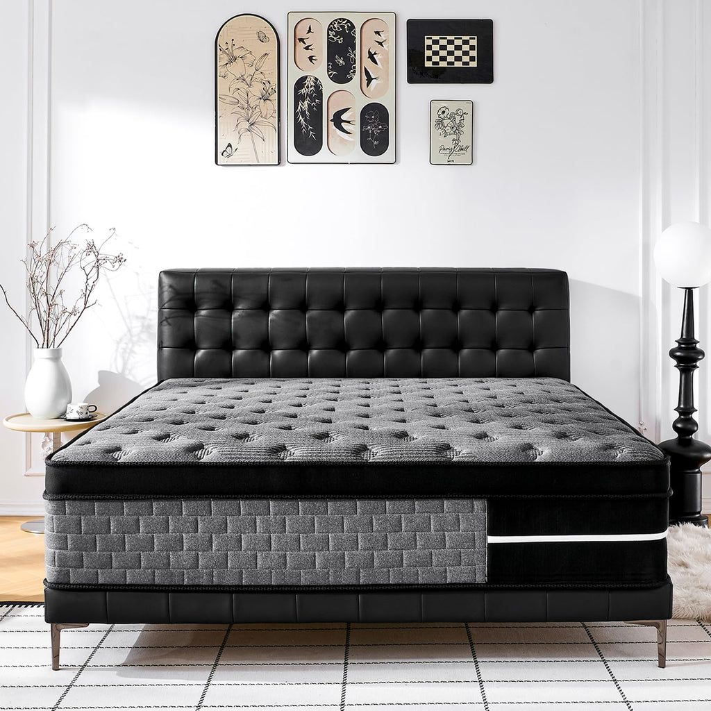 12 Inch Medium Firm Hybrid Full Mattress T8916