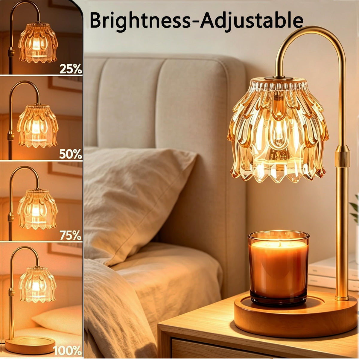 Dimmable Candle Warmer Lamp with Timer M445