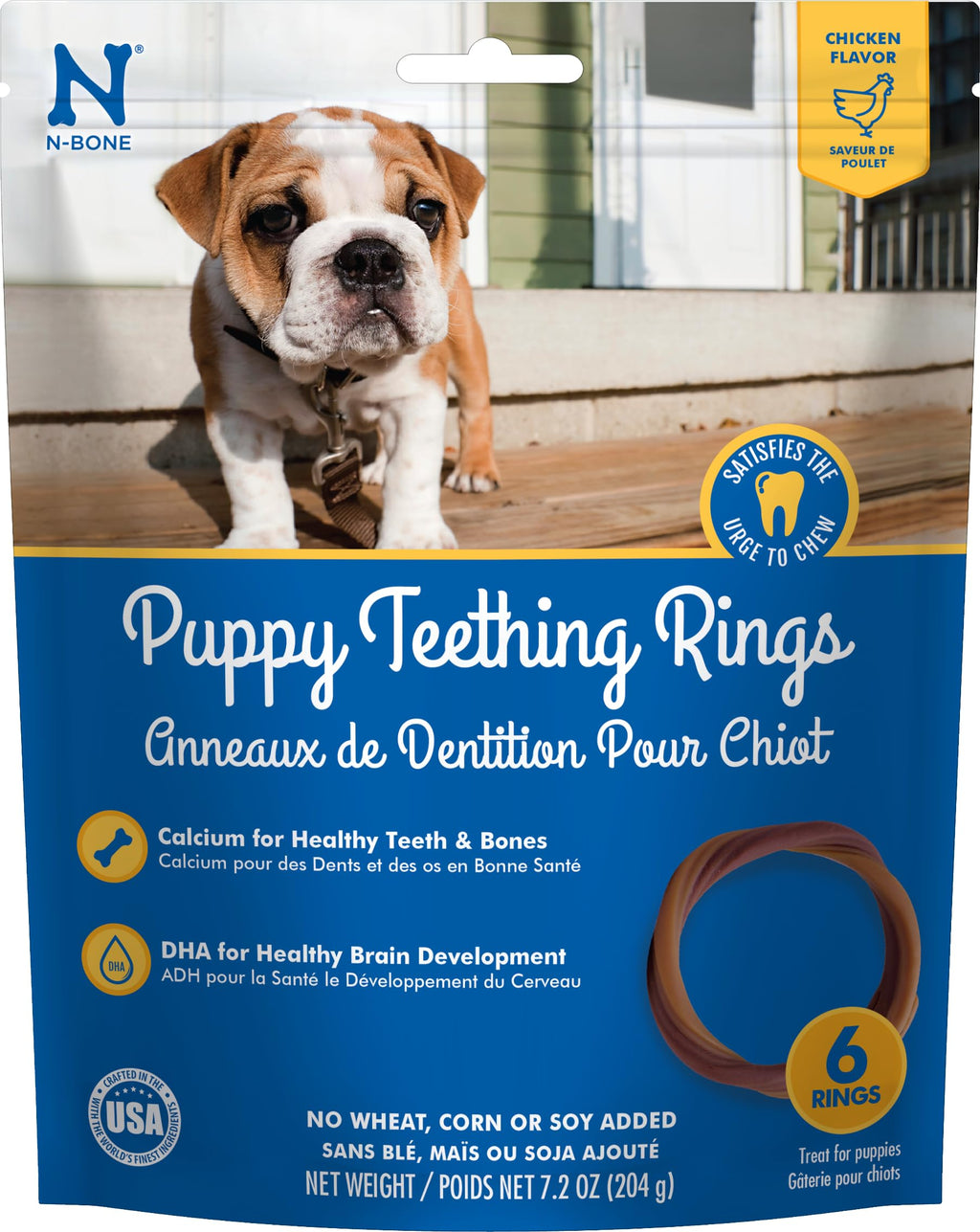 Chicken Flavor 6 Rings Puppy Teething Chews P52988