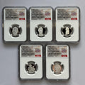 Silver Quarters 25C 5 Coin Set P7864